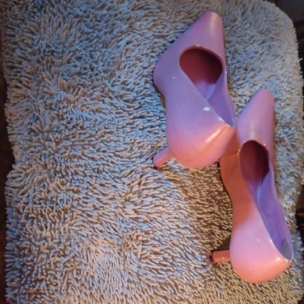 Glossy Pink Ombre Stiletto Heels